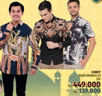 Promo Harga COMFY Batik Modern LS  - LotteMart