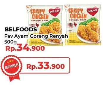 Promo Harga BELFOODS Crispy Chicken 500 gr - Yogya