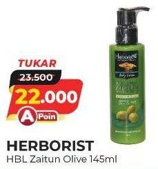 Promo Harga HERBORIST Body Lotion Zaitun 145 ml - Alfamart