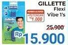 Promo Harga Gillette Flexi Vibe 1 pcs - Alfamidi