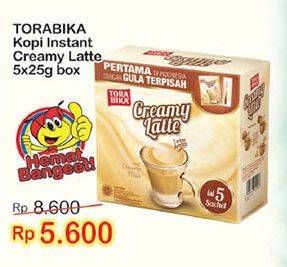Promo Harga Torabika Creamy Latte 5 pcs - Indomaret