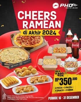 Promo Harga Cheers Ramean di Akhir 2024  - Pizza Hut