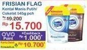 Promo Harga Frisian Flag Susu Kental Manis Cokelat, Putih 545 gr - Indomaret