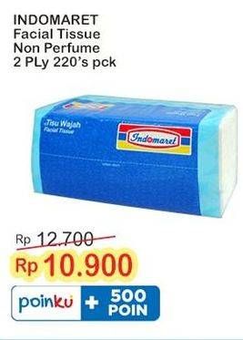 Promo Harga Indomaret Facial Tissue Non Perfumed 220 pcs - Indomaret