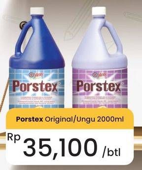 Promo Harga Yuri Porstex Pembersih Porselen Biru, Purple 2000 ml - Carrefour