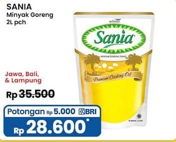 Promo Harga Sania Minyak Goreng 2000 ml - Indomaret