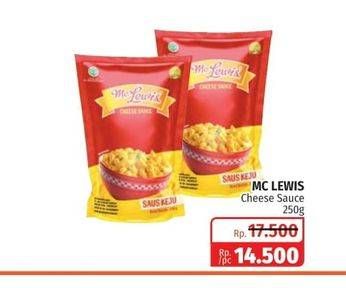 Promo Harga MC LEWIS Cheese Sauce 250 gr - Lotte Grosir