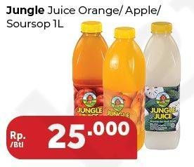 Promo Harga DIAMOND Jungle Juice Orange, Apple, Sirsak 1000 ml - Carrefour