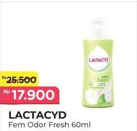Promo Harga LACTACYD Pembersih Kewanitaan Odor Fresh 60 ml - Alfamart