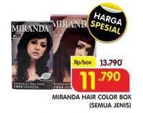Promo Harga MIRANDA Hair Color All Variants  - Superindo