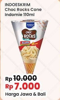 Promo Harga Indoeskrim Choc Rocks Cone Indomie 110 ml - Indomaret