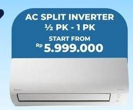 Promo Harga DAIKIN AC Split Inverter 1/2PK - 1PK  - Electronic City