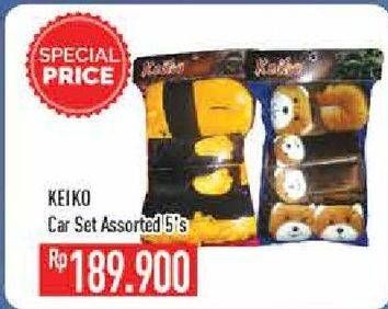Promo Harga KEIKO Car Set Assorted 5 pcs - Hypermart