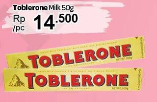 Promo Harga TOBLERONE Chocolate Milk 50 gr - Carrefour