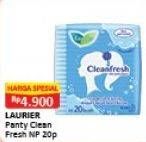 Promo Harga Laurier Pantyliner Cleanfresh NonPerfumed 20 pcs - Alfamart