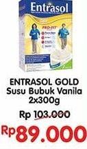 Promo Harga ENTRASOL Gold Susu Bubuk Vanilla 370 gr - Indomaret