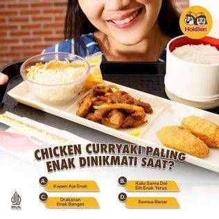 Promo Harga Hokben Chicken Curryaki  - HokBen