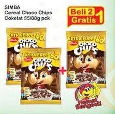 Promo Harga Simba Cereal Choco Chips 55/88 gr  - Indomaret
