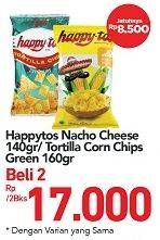 Promo Harga Happy Tos Nacho Cheese/Tortila Corn Chips  - Carrefour