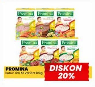 Promo Harga Promina Bubur Tim 8+ All Variants 100 gr - Yogya