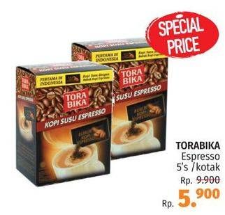 Promo Harga Torabika Kopi Susu Espresso per 5 sachet - LotteMart