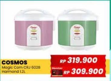 Cosmos CRJ-6028  Harga Promo Rp319.900, Khusus Member Rp. 309.900, Khusus Member