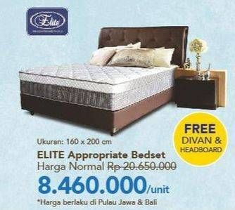 Promo Harga ELITE Appropriate Bed Set  - Carrefour