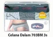 Promo Harga GT MAN Celana Dalam Pria PKR 703-BM 3 pcs - Hari Hari