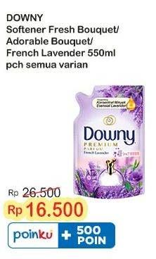 Promo Harga Downy Premium Parfum Fresh Bouquet, Adorable Bouquet, French Lavender 550 ml - Indomaret