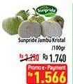 Promo Harga SUNPRIDE Jambu Crystal per 100 gr - Hypermart