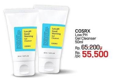 Promo Harga Cosrx Low PH Good Morning Gel Cleanser 50 ml - LotteMart