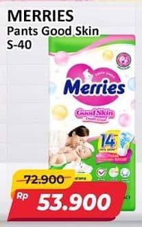 Promo Harga Merries Pants Good Skin S40 40 pcs - Alfamart