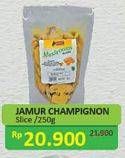 Promo Harga Jamur Champignon (Jamur Kancing) Slice per 250 gr - Alfamidi