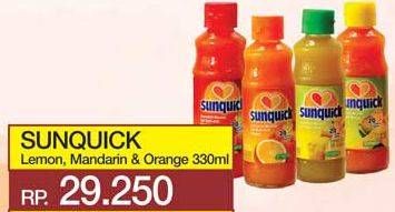 Promo Harga SUNQUICK Minuman Sari Buah Lemon, Mandarin, Orange 330 ml - Yogya