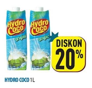 Promo Harga Hydro Coco Minuman Kelapa Original 1000 ml - Hypermart