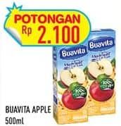 Promo Harga Buavita Fresh Juice Apple 500 ml - Hypermart