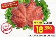 Promo Harga Sea Food  Octopus Cooked per 100 gr - Superindo