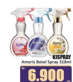 Promo Harga Kispray Pelicin Pakaian Spray Amoris 318 ml - Hari Hari