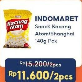 Promo Harga INDOMARET Kacang Atom Shanghai 140 gr - Indomaret