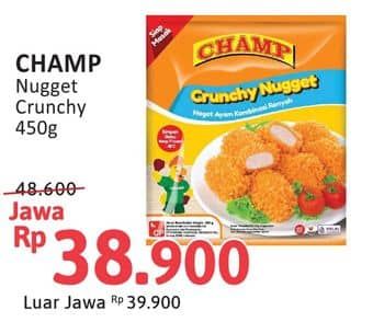 Promo Harga Champ Nugget Crunchy Nugget 450 gr - Alfamidi