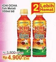 Promo Harga Ichi Ocha Minuman Teh per 2 botol 350 ml - Indomaret