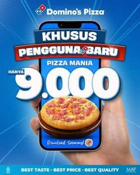 Promo Harga Khusus Pengguna Baru  - Domino Pizza