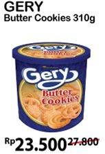 Promo Harga GERY Butter Cookies 310 gr - Alfamart