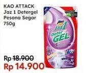 Promo Harga Attack Jaz1 DeterGel Pesona Segar 750 ml - Indomaret