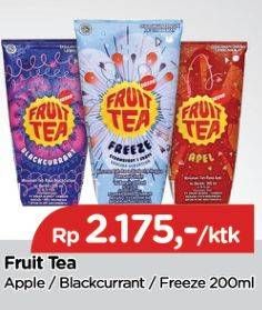 Promo Harga SOSRO Fruit Tea Apple, Blackcurrant, Freeze 200 ml - TIP TOP