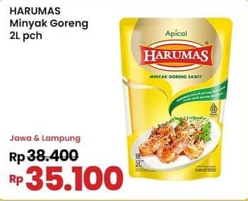 Promo Harga Harumas Minyak Goreng 2000 ml - Indomaret