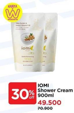 Promo Harga IOMI Shower Cream 900 ml - Watsons