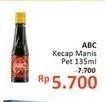 Promo Harga ABC Kecap Manis 135 ml - Alfamidi