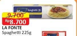 Promo Harga La Fonte Spaghetti 10 225 gr - Alfamart