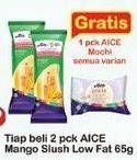 Promo Harga AICE Ice Cream Mango Slush Low Fat Less Sugar 65 gr - Indomaret